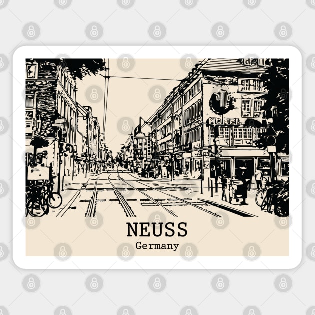 Neuss - Germany Magnet by Lakeric